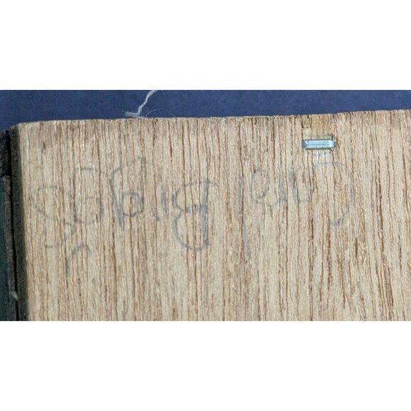 Vintage Wood Shadow Box Kitchen Scene Miniature Rustic Decor Handmade  Diorama - Picture 8 of 9